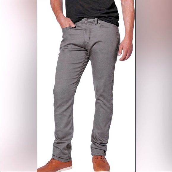 DU/ER N2X Relaxed Fit Soft Stretch Odor Sweat Resistant Gray Chino Pants 32x28 - Picture 1 of 9